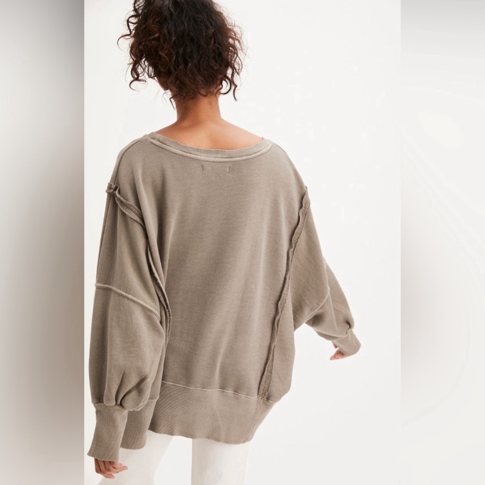 Free People We The Free Camden Sweatshirt Size Small